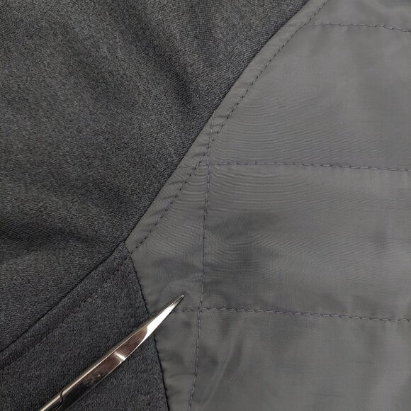 Orvis Jacket Adult Extra Large Gray Quilted Fleece Full Zip Pockets Hiking XL - Picture 5 of 11